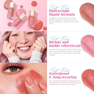 Foto 3 | Foto 3 | Crema Suave Liquid Blush Kimuse Para Mejillas De Larga Duración - Venta Internacional.