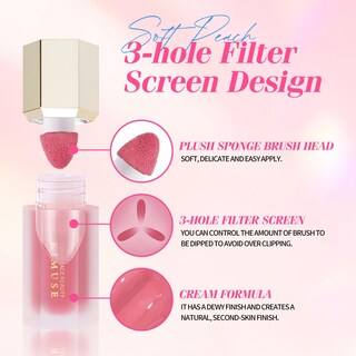 Foto 4 | Foto 4 | Crema Suave Liquid Blush Kimuse Para Mejillas De Larga Duración - Venta Internacional.