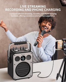 Foto 5 | Foto 5 | Máquina De Karaoke Mlove Con Bluetooth Y Micrófono Inalámbrico - Venta Internacional.