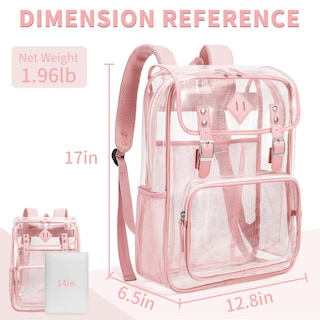 Foto 2 | Foto 2 | Mochila Neoreal Pvc Transparente De Gran Capacidad Para Mujer - Venta Internacional.