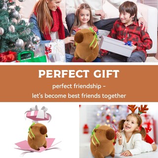 Foto 7 | Foto 7 | Peluche De Carpincho Shinuoer De Felpa Con Mochila De Tortuga De 30 Cm - Venta Internacional.