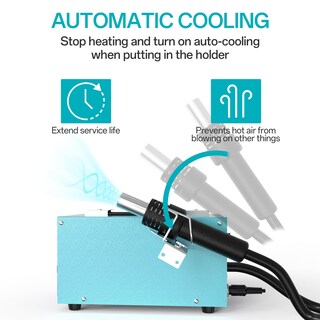 Foto 6 | Foto 6 | Kit 2 En 1 De Pistola De Calor Y Soldador Bakon Bk852d+ - Venta Internacional.