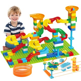 Foto 1 | Foto 1 | Bloques De Construcción De Juguete Anpcso 2 En 1 Marble Run 118 Piezas Para Niños De 2 A 7 Años - Venta Internacional.
