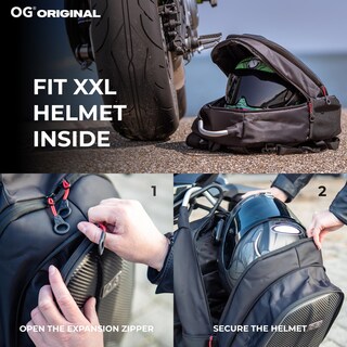 Foto 3 | Foto 3 | Mochila Para Moto Og Original Getaway Waterproof 35l-45l - Venta Internacional.