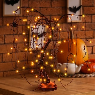 Foto 1 | Foto 1 | Lámpara De Mesa Con Diseño De Sauce Iluminado Para Halloween 60 Cm 80 Led - Venta Internacional.