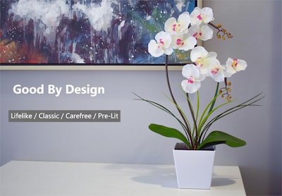 Foto 3 | Foto 3 | Lámpara Con Forma De Orquídea Homeseasons Homeseaons  Arreglo Con Iluminación Led - Venta Internacional.