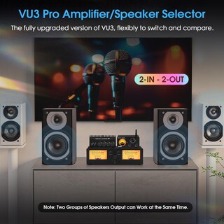 Foto 2 | Foto 2 | Amplificador/selector De Altavoces Douk Audio Vu3 Pro Con Medidor De Vu - Venta Internacional.