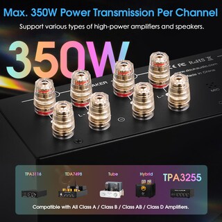 Foto 3 | Foto 3 | Amplificador/selector De Altavoces Douk Audio Vu3 Pro Con Medidor De Vu - Venta Internacional.