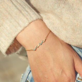 Foto 4 | Foto 4 | Pulsera Storyjewellery Friend Gifts Para Mujer Chapada En Oro De 18 Quilates - Venta Internacional.