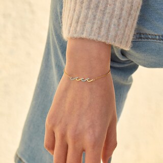 Foto 5 | Foto 5 | Pulsera Storyjewellery Friend Gifts Para Mujer Chapada En Oro De 18 Quilates - Venta Internacional.