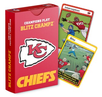 Foto 1 | Foto 1 | Juego De Cartas Blitz Champz Kansas City Chiefs Football De Más De 7 Años - Venta Internacional.