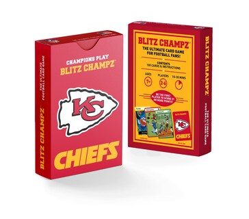 Foto 2 | Foto 2 | Juego De Cartas Blitz Champz Kansas City Chiefs Football De Más De 7 Años - Venta Internacional.