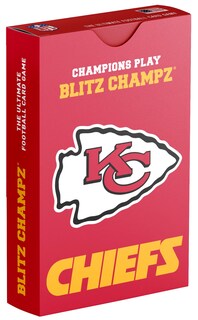 Foto 4 | Foto 4 | Juego De Cartas Blitz Champz Kansas City Chiefs Football De Más De 7 Años - Venta Internacional.