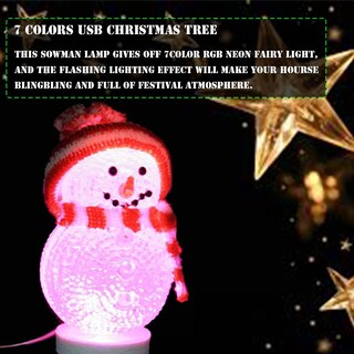 Foto 5 | Foto 5 | Lámpara Led Tarandus Para Árbol De Navidad 5 Cm 7 Colores Alimentación Usb - Venta Internacional.