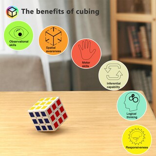 Foto 4 | Foto 4 | Puzzle Cube Vdealen Mini Cubo Mágico De 3 X 3 X 3 X 3 Paquete De 24 Unidades Para Niños - Venta Internacional.