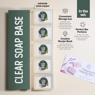 Foto 2 | Foto 2 | Base De Jabón Prime Creations Para Derretir Y Verter 2 27 Kg De Glicerina Sin Perfume - Venta Internacional.