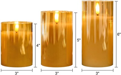 Foto 6 | Foto 6 | Velas Led Sin Llama Genswin Real Wax 3d Mick Con Mando A Distancia Dorado - Venta Internacional.