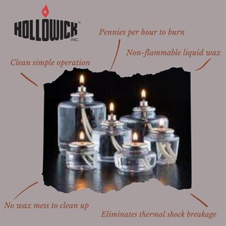 Foto 6 | Foto 6 | Velas Líquidas Desechables Hollowick 8 Horas 90 Piezas - Venta Internacional.