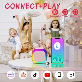 Foto 4 | Foto 4 | Máquina De Karaoke Kinglucky Top Mini Para Niños Con Más De 14 Millones De Canciones Color Rosa - Venta Internacional.