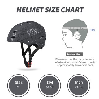 Foto 6 | Foto 6 | Casco De Skate Samit Para Niños Carcasa Rígida Ajustable De Abs - Venta Internacional.