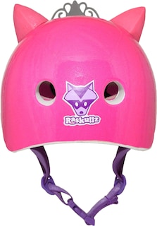 Foto 2 | Foto 2 | Casco Raskullz Kitty Tiara Rosa Oscuro Para Niñas Mayores De 5 Años - Venta Internacional.