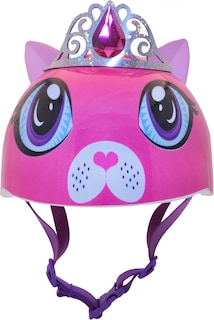 Foto 3 | Foto 3 | Casco Raskullz Kitty Tiara Rosa Oscuro Para Niñas Mayores De 5 Años - Venta Internacional.