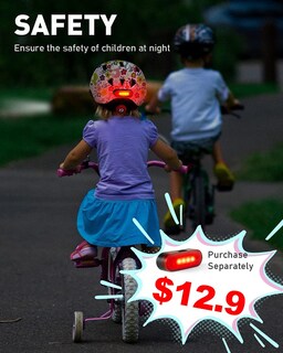 Foto 6 | Foto 6 | Casco De Bicicleta Para Niños Pequeños Mountalk Blue Monster Xs De 1 A 8 Años - Venta Internacional.