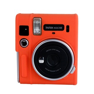 Foto 1 | Foto 1 | Funda Protectora De Silicona Para Fujifilm Instax Mini 40 - Naranja - Venta Internacional.