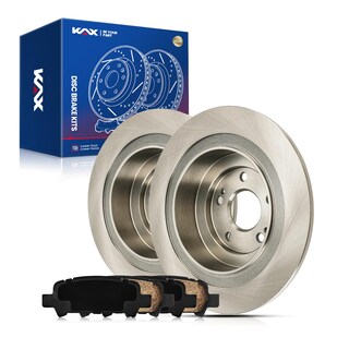 Foto 1 | Foto 1 | Kit De Frenos: Rotores De Freno Traseros Y Pastillas Cerámicas Kax Baja Legacy - Venta Internacional.