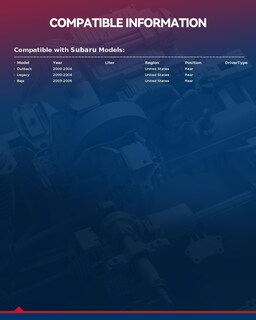 Foto 3 | Foto 3 | Kit De Frenos: Rotores De Freno Traseros Y Pastillas Cerámicas Kax Baja Legacy - Venta Internacional.