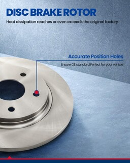 Foto 5 | Foto 5 | Kit De Frenos: Rotores De Freno Traseros Y Pastillas Cerámicas Kax Baja Legacy - Venta Internacional.