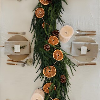 Foto 4 | Foto 4 | Decoraciones Navideñas: Guirnalda De Rodajas De Naranja Seca De 3 M De Largo - Venta Internacional.