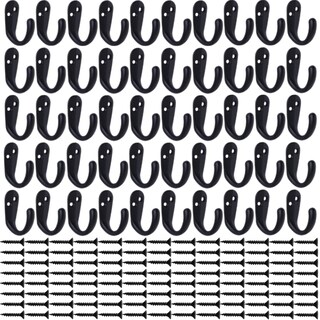Foto 2 | Foto 2 | Percheros Biosins Para Montar En La Pared Con Una Sola Punta 50 Unidades Negros - Venta Internacional.