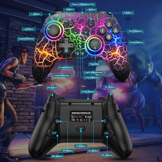 Foto 7 | Foto 7 | Controlador De Conmutación Dbepank Wireless Switch Pro 1000 Mah Con Led - Venta Internacional.