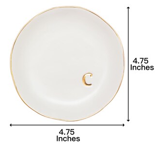 Foto 2 | Foto 2 | Bandeja De Cerámica Para Joyas Collective Home Decorativa Blanca - Venta Internacional.
