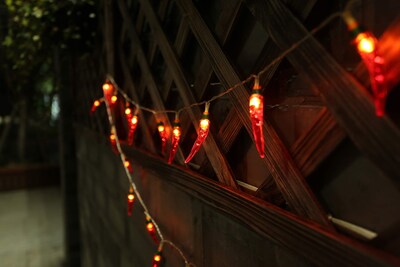 Foto 4 | Foto 4 | Cadena De Luces Okba Chili Pepper 40 Led Rojas Paquete De 2 - Venta Internacional.