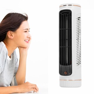 Foto 6 | Foto 6 | Ventilador De Escritorio Yunir Tower 26 67 Cm 3 Velocidades 1200 Mah Blanco - Venta Internacional.