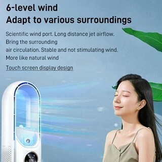 Foto 2 | Foto 2 | Ventilador Sin Aspas Yunseity Desk Humidificador Recargable Por Usb De 100 Ml - Venta Internacional.
