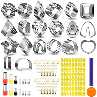 Foto 1 | Foto 1 | Juego De Herramientas De Arcilla Ptfjz Cortadores De Arcilla Polimérica Para Hacer Pendientes - Venta Internacional.