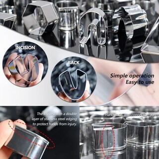 Foto 2 | Foto 2 | Juego De Herramientas De Arcilla Ptfjz Cortadores De Arcilla Polimérica Para Hacer Pendientes - Venta Internacional.