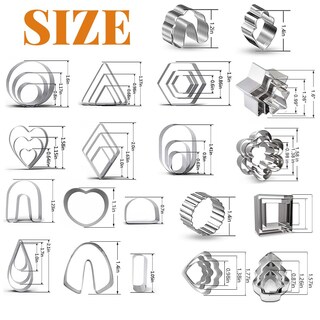 Foto 4 | Foto 4 | Juego De Herramientas De Arcilla Ptfjz Cortadores De Arcilla Polimérica Para Hacer Pendientes - Venta Internacional.