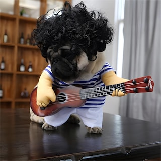 Foto 3 | Foto 3 | Disfraz De Mascota Nacoco Guitarra Para Perro Y Gato Halloween Y Navidad - Venta Internacional.