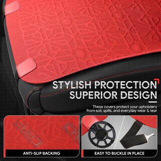 Foto 4 | Foto 4 | Juego Completo De Fundas De Asiento Caap Driven Protex Series Universales Rojas - Venta Internacional.