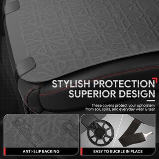 Foto 3 | Foto 3 | Juego De Fundas De Asiento Caap Driven Protex Series Para Primera Fila Color Gris - Venta Internacional.