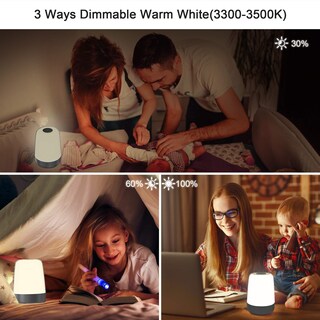 Foto 4 | Foto 4 | Luz Nocturna Winshine Touch Wake Up Con Despertador Para Amanecer - Venta Internacional.