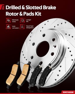 Foto 2 | Foto 2 | Kit De Rotor De Freno Y Pastillas De Freno Cerámicas Torchbeam 54094+d833 - Venta Internacional.