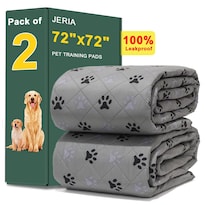 Almohadillas Para Orinar Reutilizables Y Lavables Jeria  72 X 72 Cm  Para Perros  Paquete De 2 - Venta Internacional.