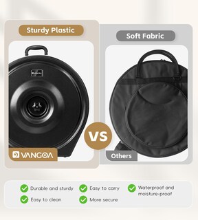 Foto 2 | Foto 2 | Funda Rígida Vangoa Con Ruedas Para 22 Platillos Pe-22 - Venta Internacional.
