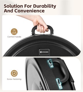 Foto 6 | Foto 6 | Funda Rígida Vangoa Con Ruedas Para 22 Platillos Pe-22 - Venta Internacional.
