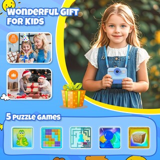 Foto 6 | Foto 6 | Cámara De Impresión Instantánea Himont Kids 1080p Hd Con Tarjeta De 32 Gb Azul - Venta Internacional.